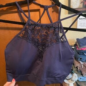 Zenana Outfitters Deep Blue Bralette